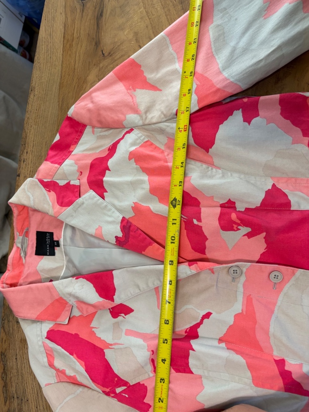 Mark Adam NY Pink Camo Jacket Size 44 (US Large) 💗 Statement Blazer - Picture 6 of 13